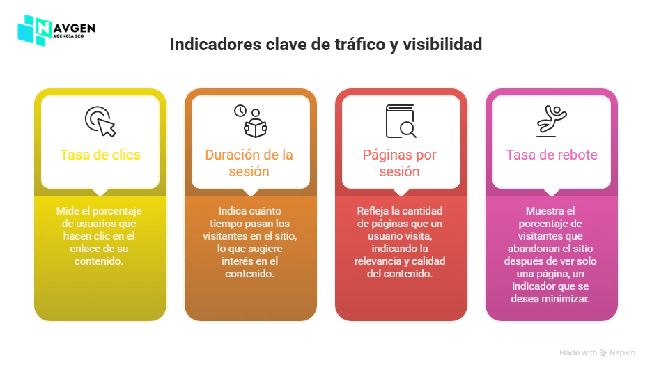 Fresh Content Indicadores para evaluar tráfico visibilidad